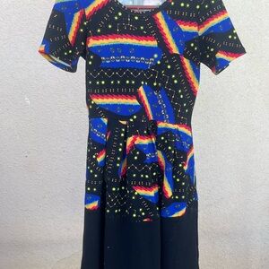 LuLaRoe Kids Dress with Vibrant Patterns